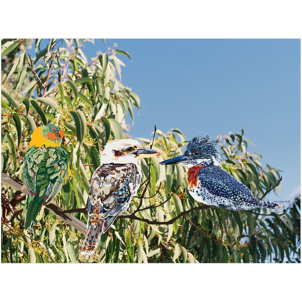 Birds A3 Art Print