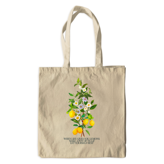 Lemon Rest Tote Bag